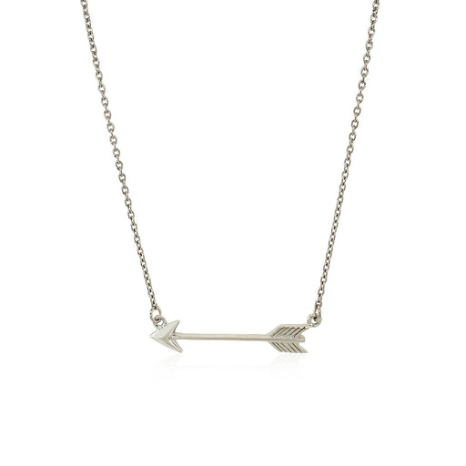 Bids.com Necklace with Arrow in Sterling Silver Necklaces