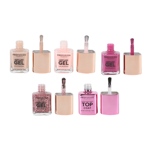 Profusion Cosmetics Shining Star Gel Effect Nail Polish Set Nail Polishes