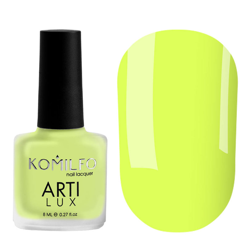 nbmsupply KOMILFO ARTILUX 031 NAIL REGULAR POLISH(NOT A GEL)(BRIGHT LEMON, NEON), 8 ML 222031