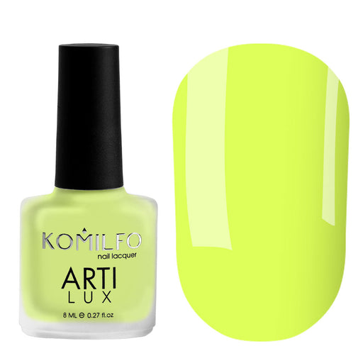 nbmsupply KOMILFO ARTILUX 031 NAIL REGULAR POLISH(NOT A GEL)(BRIGHT LEMON, NEON), 8 ML 222031