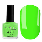 nbmsupply KOMILFO ARTILUX 032 NAIL REGULAR POLISH(NOT A GEL)(BRIGHT GREEN, NEON), 8 ML 222032