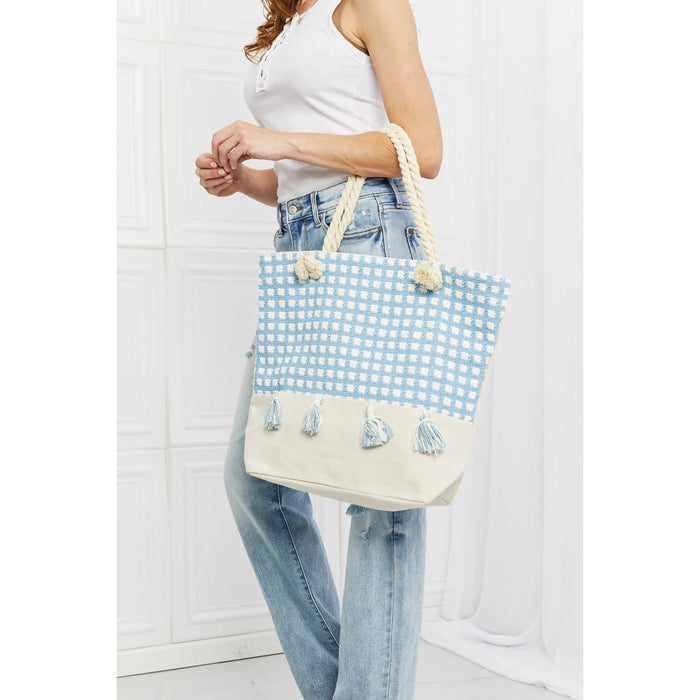 Justin Taylor Picnic Date Tassle Tote Bag