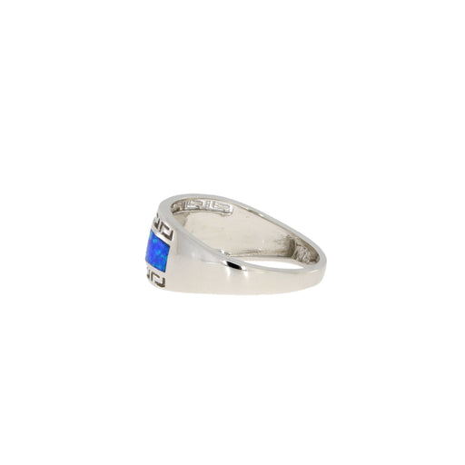 Bids.com Created Opal Ring Sterling Silver Rings