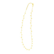 Bids.com 14K Yellow Gold Necklace with Dangling Stars Necklaces