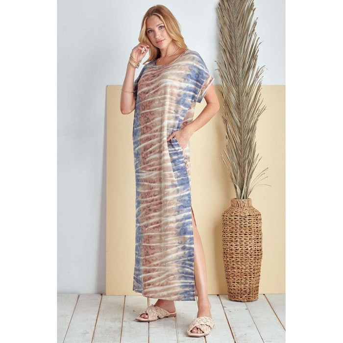 SIDE SLITS MAXI DRESS