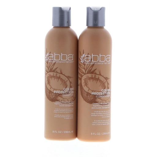 VIP Extensions ABBA Pure Color Protect Shampoo + Conditioner, 8 oz Shampoo & Conditioner Rosy Brown