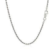 Bids.com Sterling Silver 1.8mm Diamond Cut Rope Style Chain Necklaces
