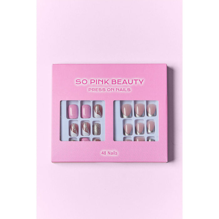 SO PINK BEAUTY Press On Nails 2 Packs