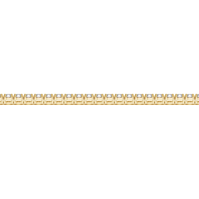 Bids.com Lab Grown Round Diamond Tennis Bracelet in 14k Yellow Gold (4 cctw F/G  VS2/SI1) Bracelets