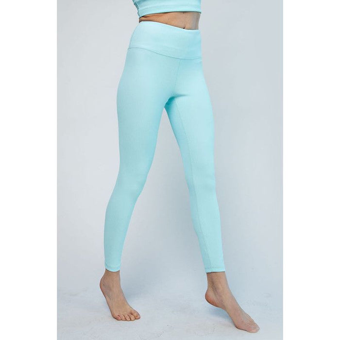 Nylon Rib Yoga Leggings