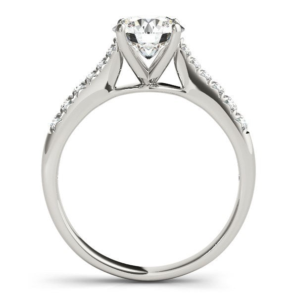 Bids.com 14k White Gold Round Cut Diamond Engagement Ring  (1 5/8 cttw) Rings