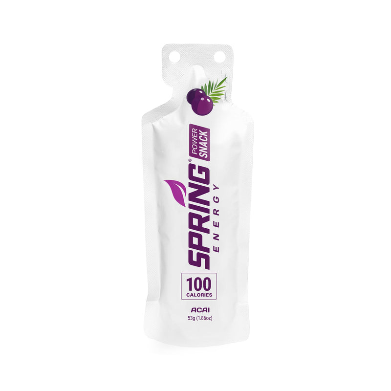 myspringenergy Acai Power Snack (Vegan) 100 Kcal - A Light Energy Gel For Daily Training Power Snack