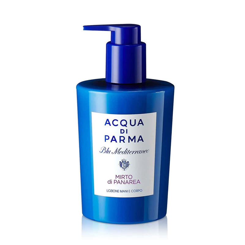 Nava Beauty Acqua di Parma Blu Mediterraneo Mirto di Panarea Hand & Body Lotion 10 OZ White Smoke