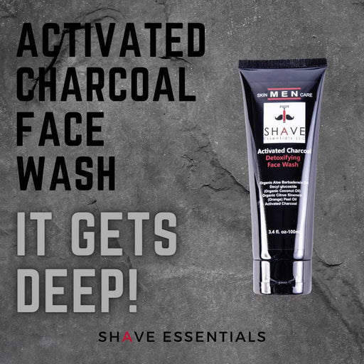 Shave Essentials - Activated Charcoal Face Wash 8oz
