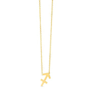 Bids.com 14K Yellow Gold Sagittarius Necklace Necklaces