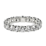 Bids.com Round Cut Lab Grown Diamond Eternity Ring in 14k White Gold (2 cttw FG/VS2) Rings