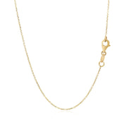Bids.com 14k Yellow Gold Necklace with Interlocking Petite Rectangles Necklaces