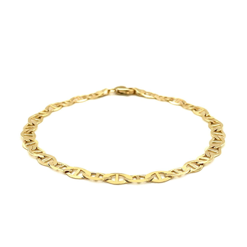 Bids.com 5.5mm 10k Yellow Gold Mariner Link Bracelet Bracelets