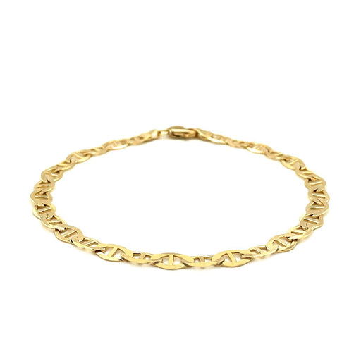 Bids.com 5.5mm 10k Yellow Gold Mariner Link Bracelet Bracelets