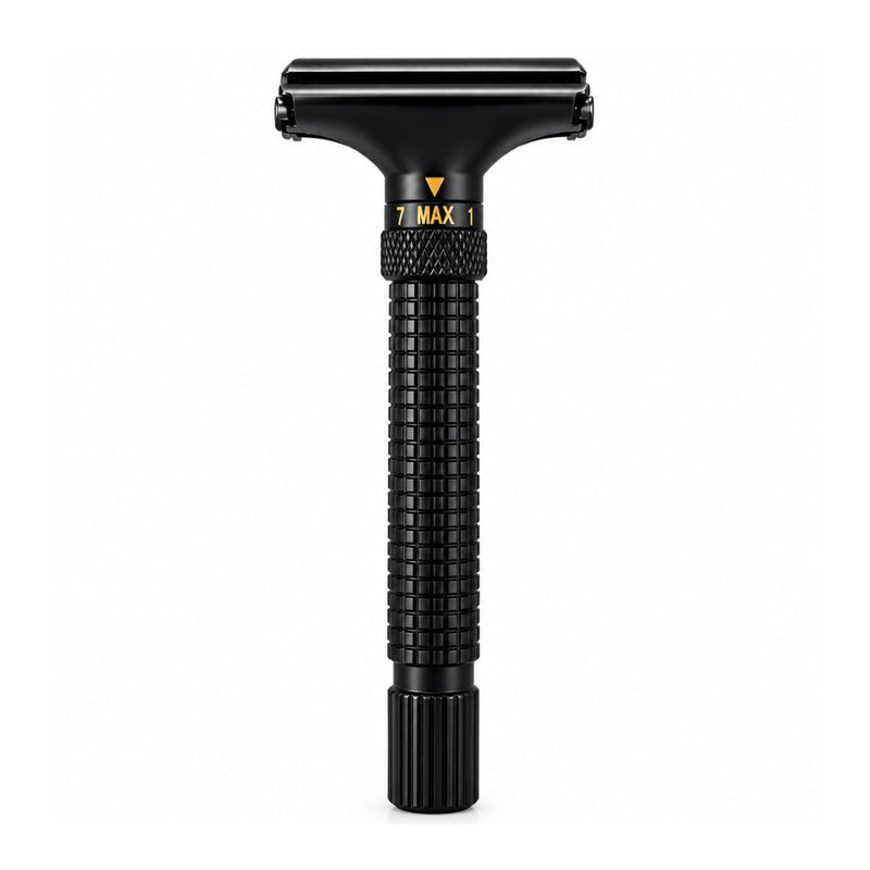 Shave Essentials Adjustable Butterfly Razor Razors & Razor Blades White Smoke BLACK