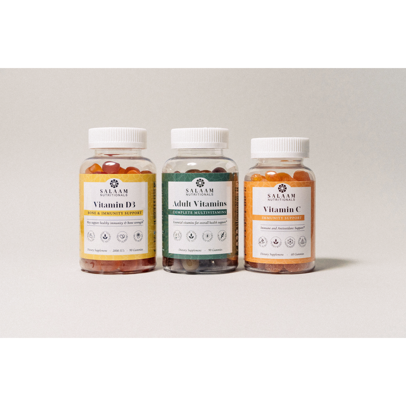 Salaam Nutritionals Adult Vitamins Bundle Pack (3 Bottles)
