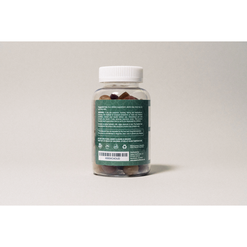 Salaam Nutritionals Halal Adult Multivitamin Gummies - Complete Nutrition with Essential Vitamins - 90 Count