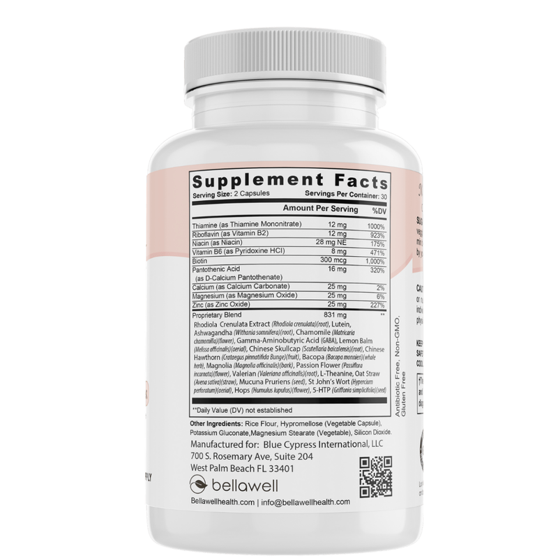 Advanced Stress Relief Formula by Bellawell