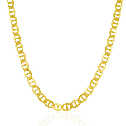 Bids.com 6.3mm 14k Yellow Gold Mariner Link Chain Necklaces