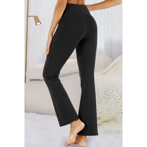 Pocketed High Waist Active Pants