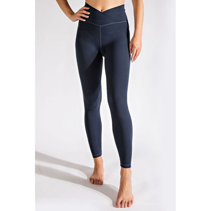 V Waist Full Length Leggings