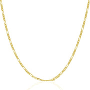 Bids.com 14k Yellow Gold Solid Figaro Chain 1.9mm Necklaces