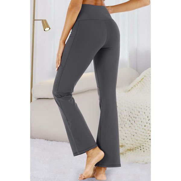 Pocketed High Waist Active Pants