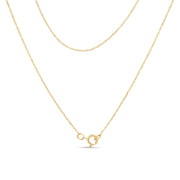 Bids.com 14K Yellow Gold Plated .925 Sterling Silver 1/4 Cttw Round and Baguette-Cut Diamond Composite Heart 18" Pendant Necklace (H-I Color, SI2-I1 Clarity) Necklaces