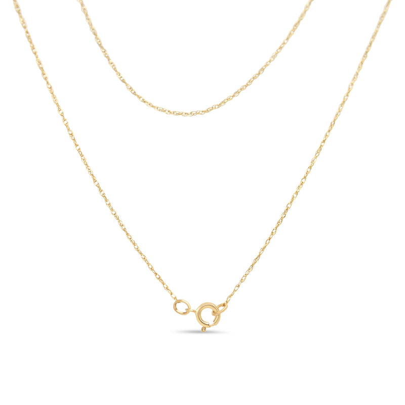 Bids.com 14K Yellow Gold Plated .925 Sterling Silver 1/4 Cttw Round and Baguette-Cut Diamond Composite Heart 18" Pendant Necklace (H-I Color, SI2-I1 Clarity) Necklaces