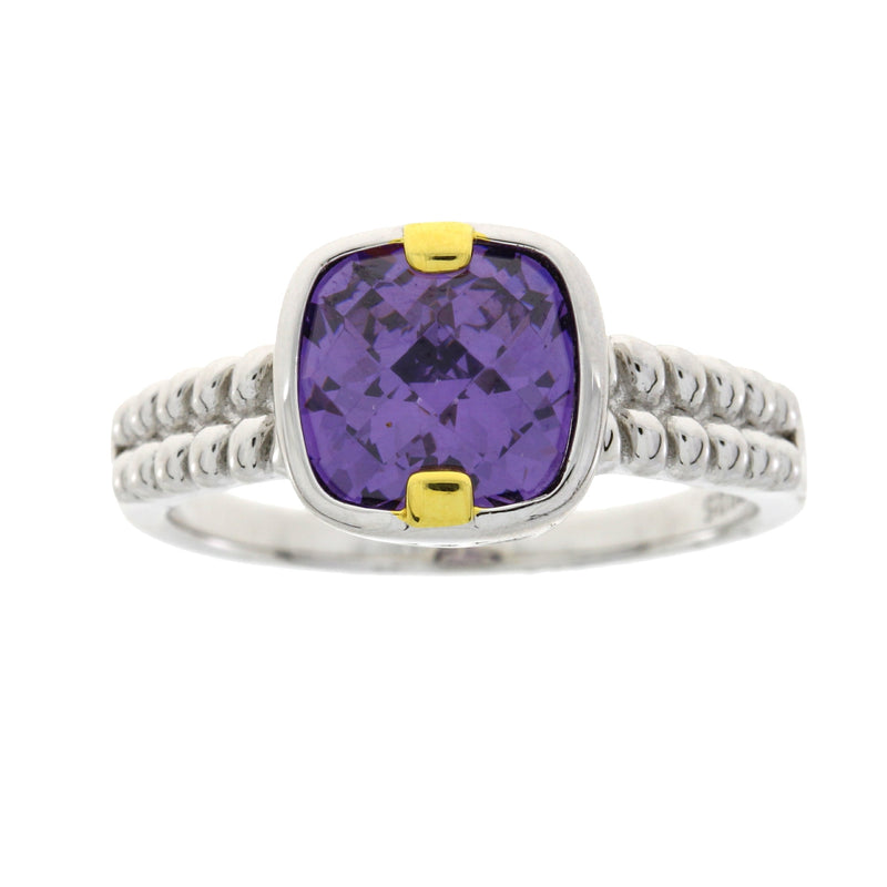 Bids.com Cubic Zirconium Ring Sterling Silver Rings