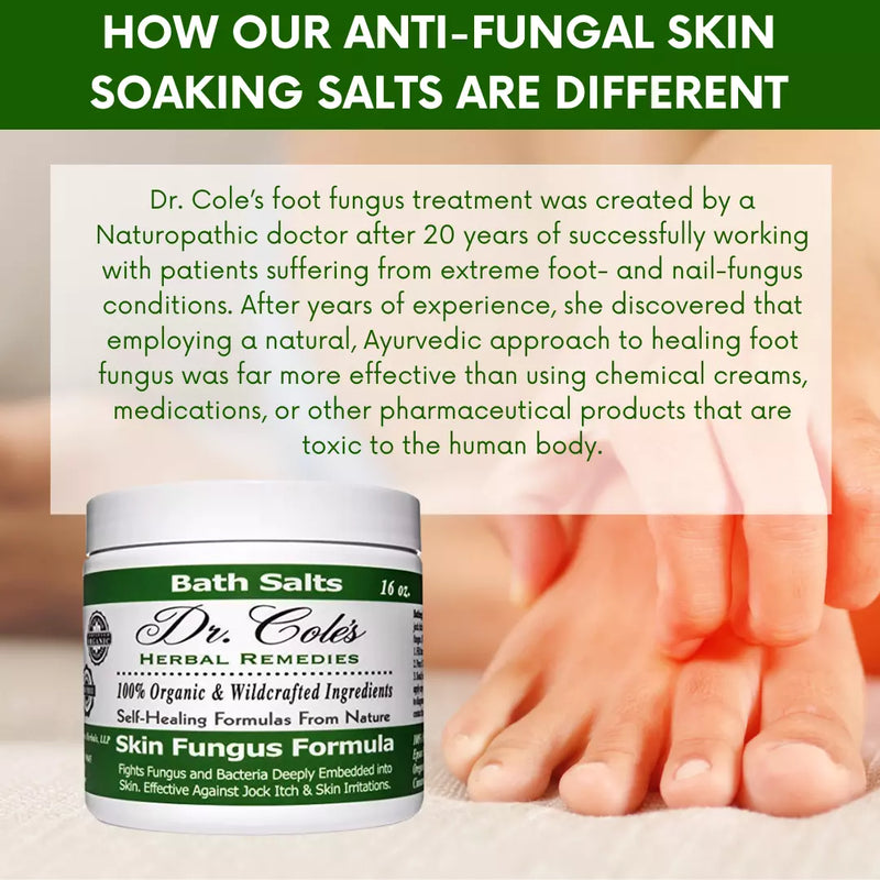COLEHERBALS 11 - Dr. Cole’s Organic Anti-fungal Skin Soaking Salts Herbal
