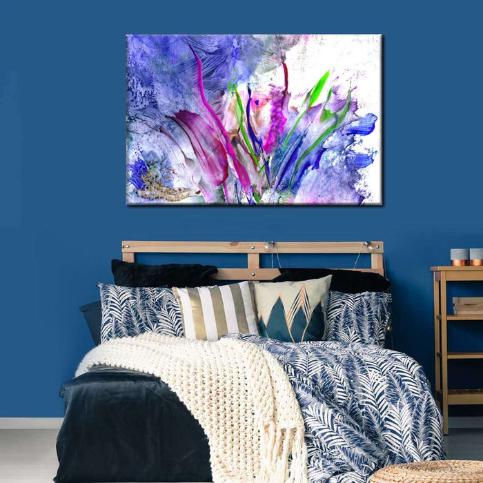 Abstract Flower Wall Art