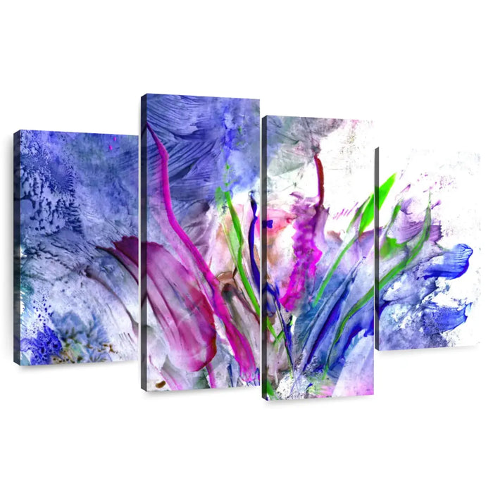 Abstract Flower Wall Art