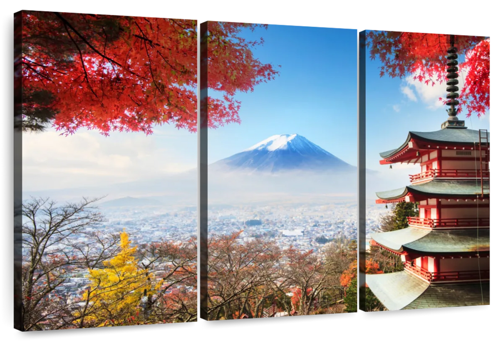 Autumn Mount Fuji Wall Art