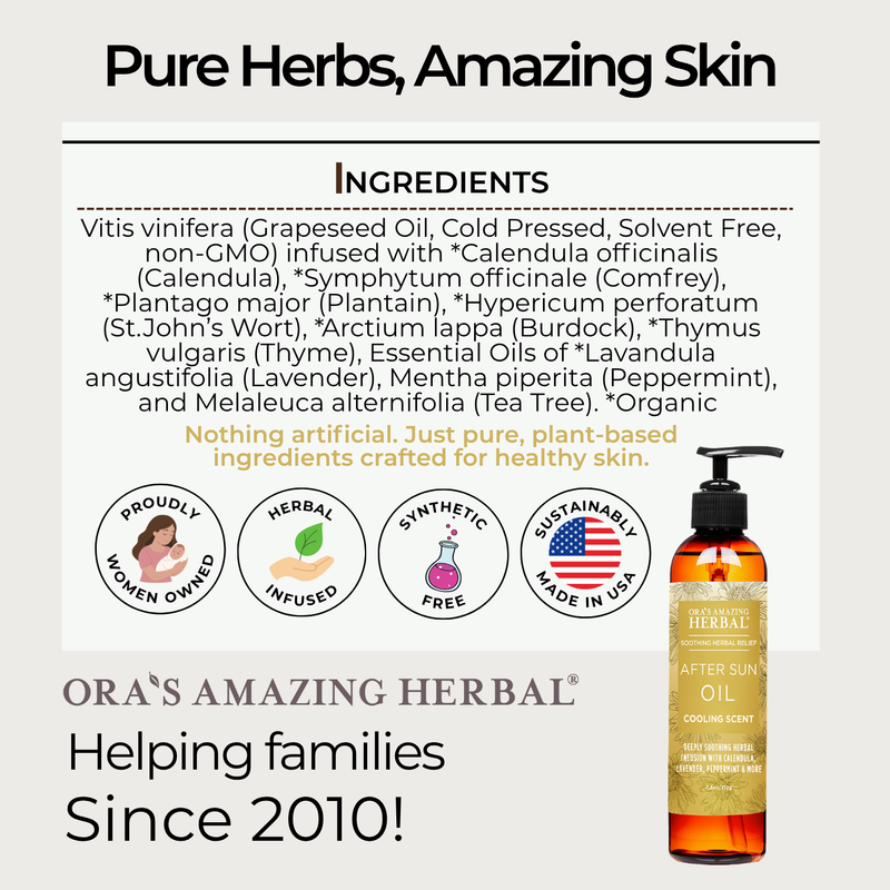 Ora's Amazing Herbal After Sun & Shave Oil Body Oil