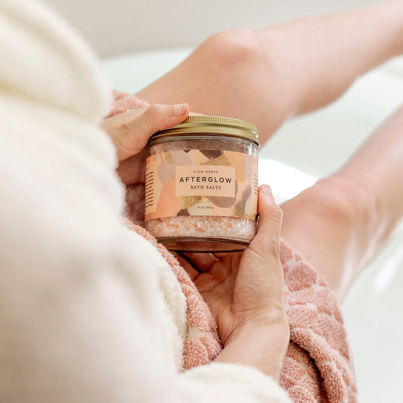 Slow North Afterglow Bath Salts - 15 oz Jar Body Care Light Gray