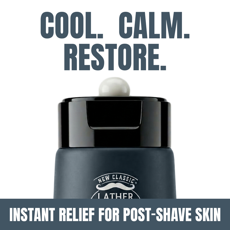 Lather & Wood Shaving Co After-Shave Balm - Barbershop Men Grooming, Health
