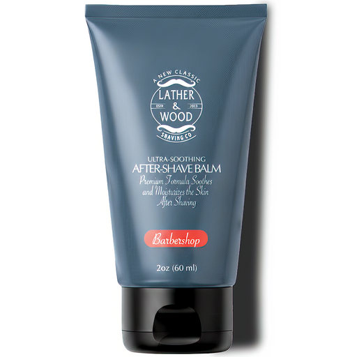 Lather & Wood Shaving Co After-Shave Balm - Barbershop Men Grooming, Health