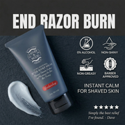 Lather & Wood Shaving Co After-Shave Balm - Barbershop Men Grooming, Health