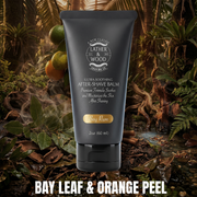Lather & Wood Shaving Co After-Shave Balm - Bay Rum Men Grooming, Health
