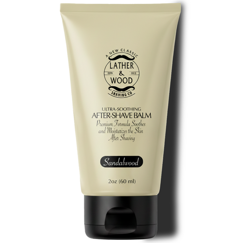 Lather & Wood Shaving Co After-Shave Balm - Sandalwood Men Grooming, Health