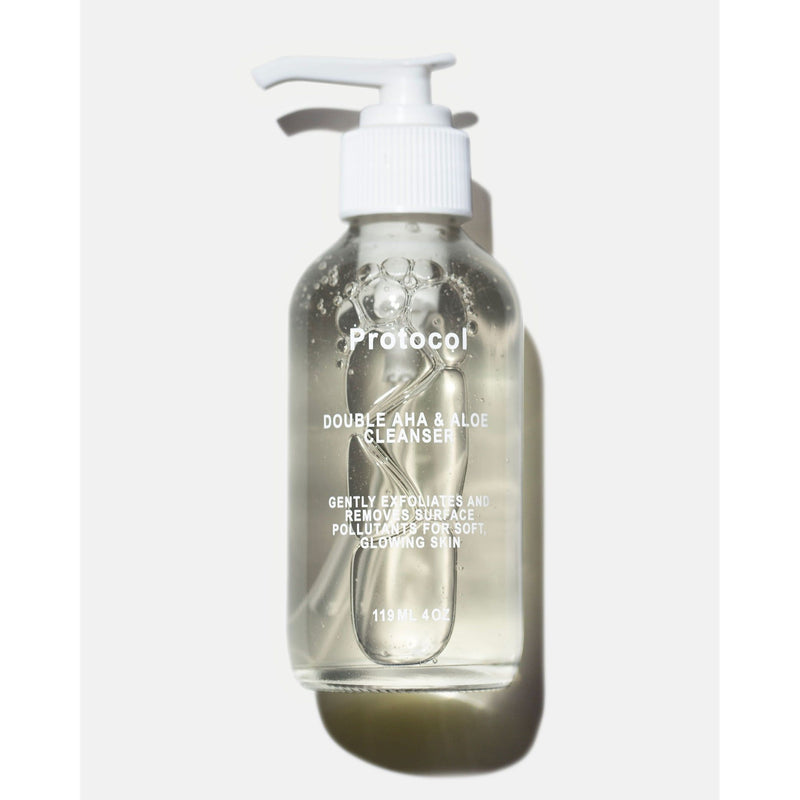 Protocol Skincare Double Alpha Hydroxy Gel Cleanser with Green Tea White Smoke