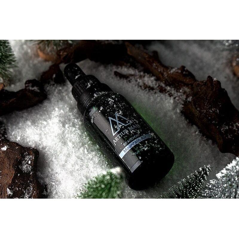 Artius Man Mountain Air Beard Oil – Fresh Pine & Mint Beard Conditioning Oil (1 oz)