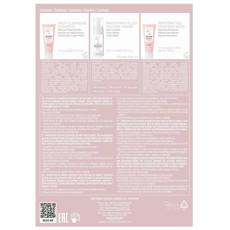 VIP Extensions Alfaparf Milano At Home Keratin Hair Treatment Lisse Design Hair Care