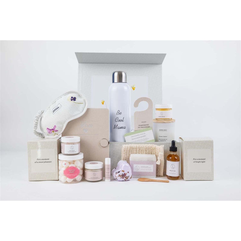 Lizush New Mom Gift, Pampering Natural Skincare gift for New Mom Gift set for new mom